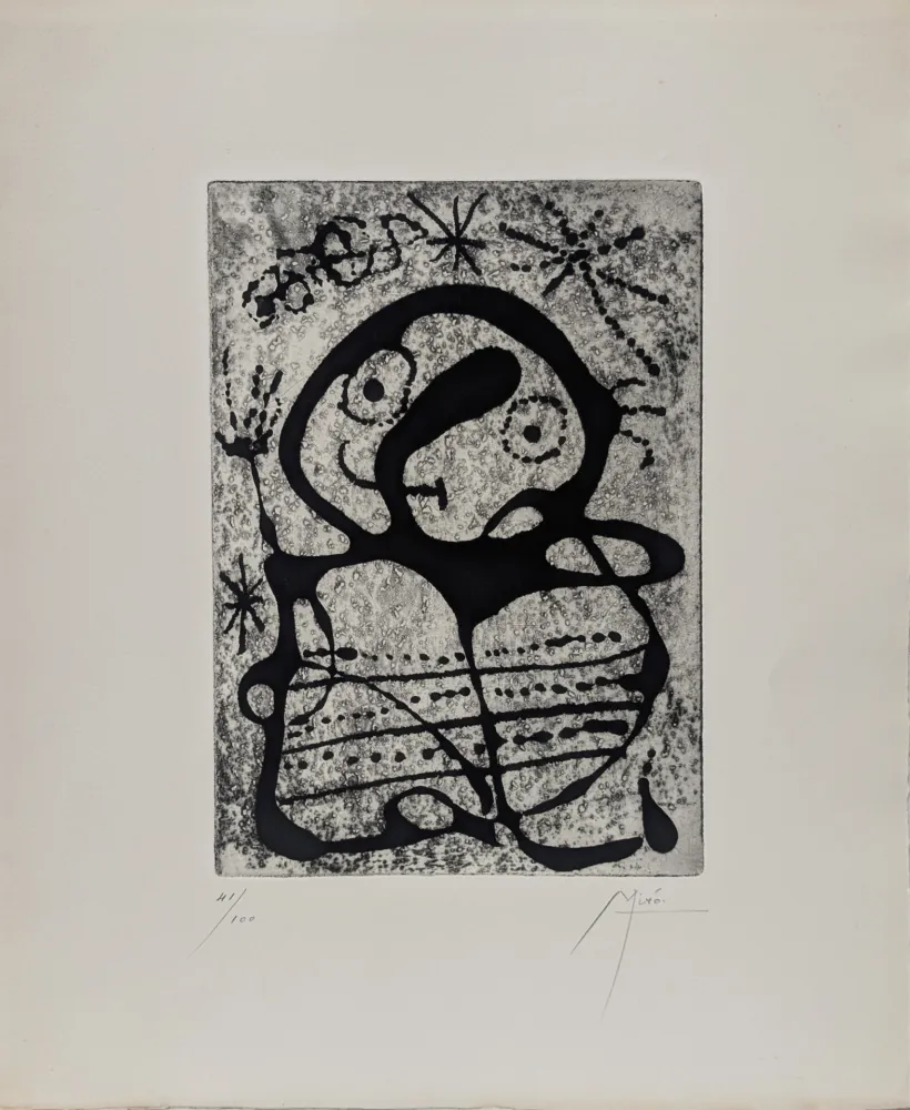 Água-Forte Miró - Constellations 