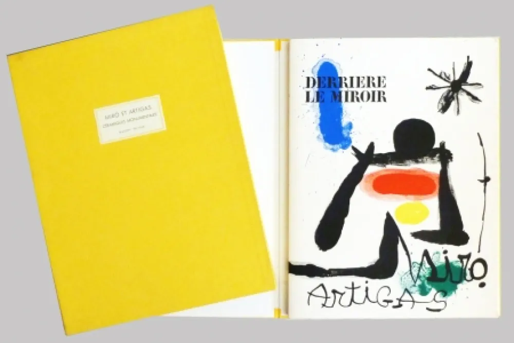 Livro Ilustrado Miró - Derrière le miroir 139 140