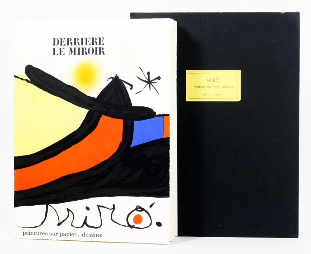Livro Ilustrado Miró - Derriére le Miroir 193/194. Peintures Sur Papier, Dessins