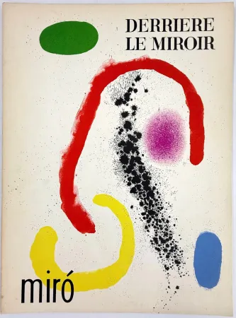 Livro Ilustrado Miró - DERRIÈRE LE MIROIR n° 125-126 . MIRO . 8 lithographies en couleurs (1961)