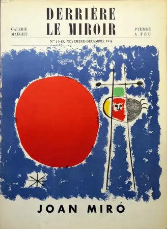 Livro Ilustrado Miró - Derrière le Miroir n. 14/15. Novembre-Décembre 1948.