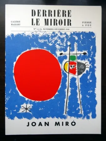 Livro Ilustrado Miró - DERRIÈRE LE MIROIR N°14 - 15