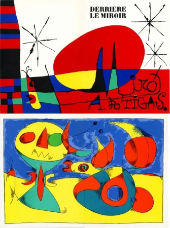 Livro Ilustrado Miró - Derrière Le Miroir n°87-88-89. MIRÓ ARTIGAS: Terres de grand feu. 3 LITHOGRAPHIES ORIGINALES. 1956.