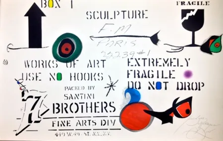 Água-Forte Miró - Embalaje