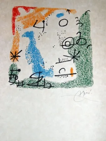 Litografia Miró - Essences de la terra