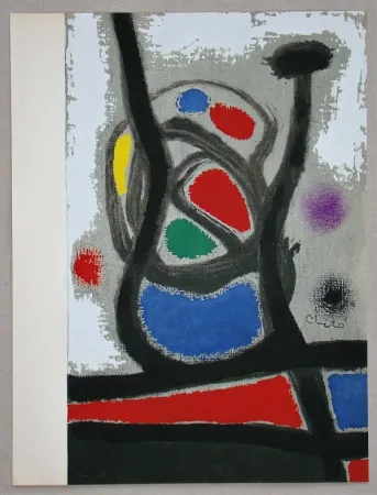 Estêncil Miró - Femme II