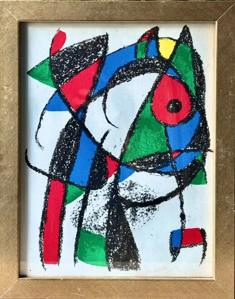 Litografia Miró - Figure 1037