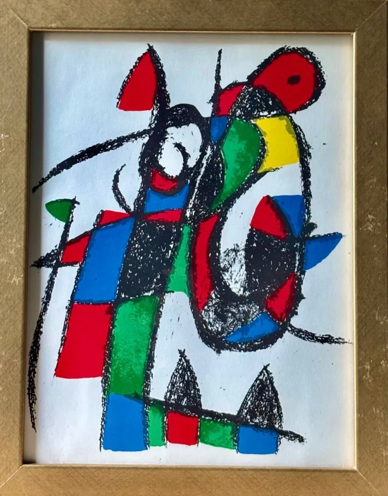 Litografia Miró - Figure 1038