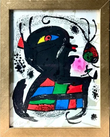 Litografia Miró - Figure 1117