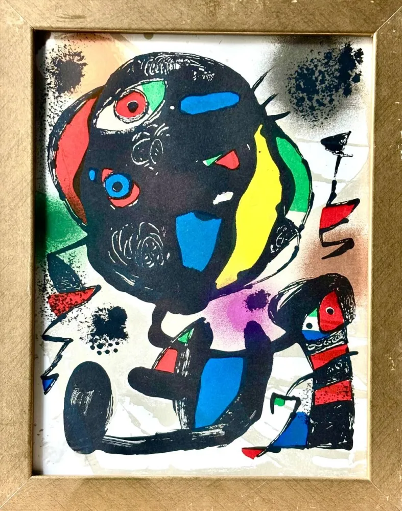 Litografia Miró - Figure 1260