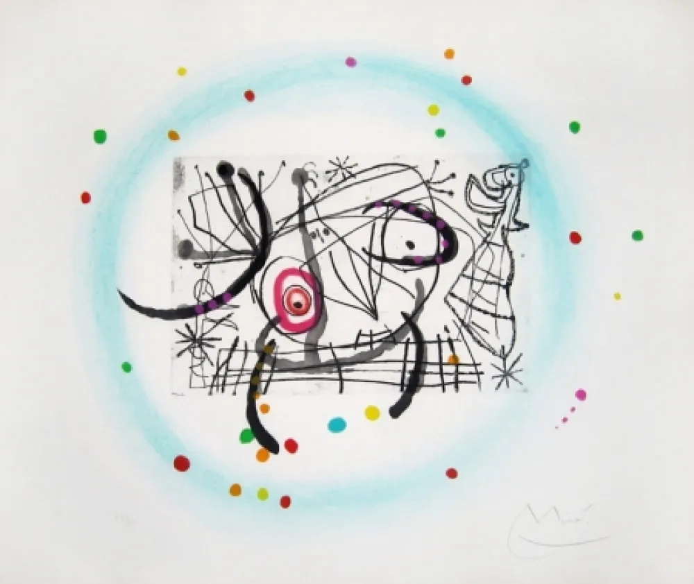 Água-Forte E Água-Tinta Miró - Fissures