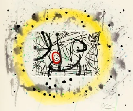 Gravura Miró - Fissures