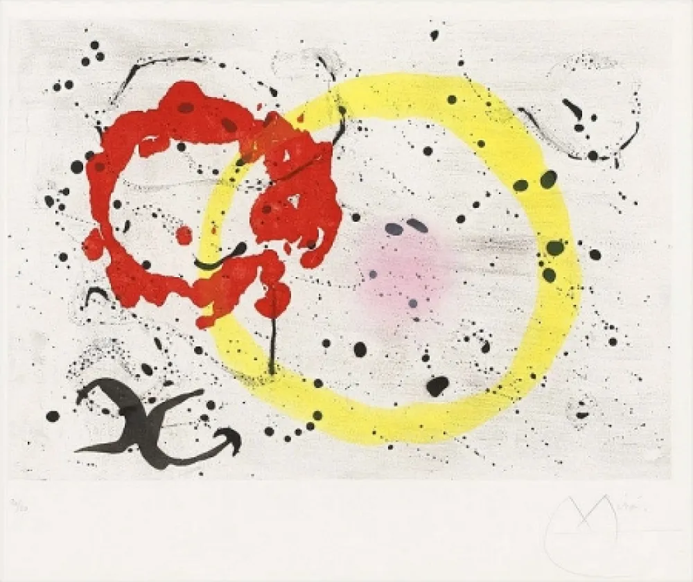 Água-Tinta Miró - Fond Marin II (Seabed II), 1963