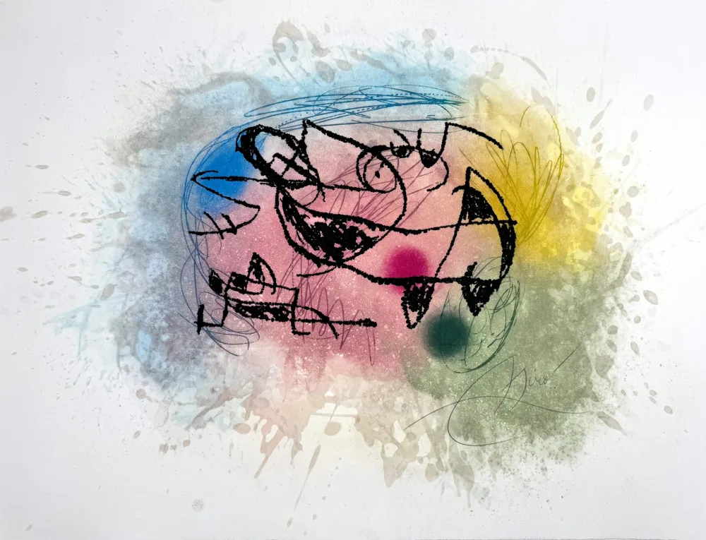Água-Forte E Água-Tinta Miró - Fourmi Rose 