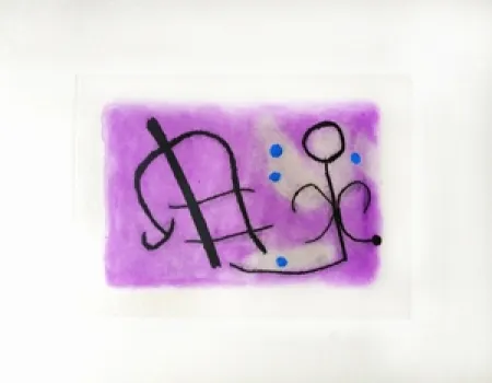 Gravura Miró - Fusées