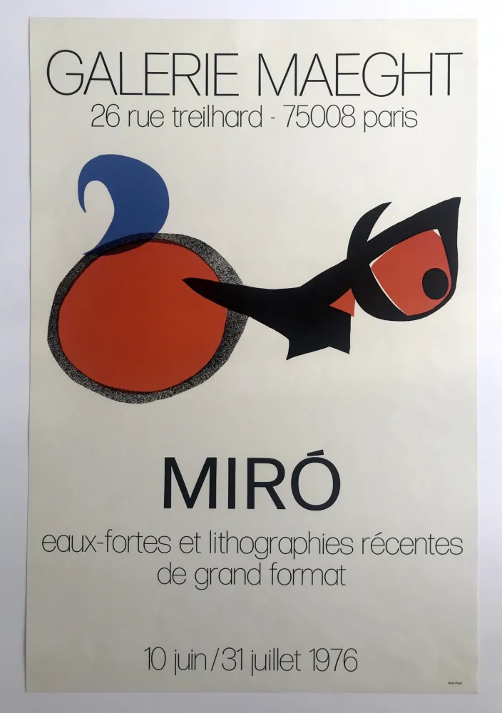 Cartaz Miró - Galerie Maeght