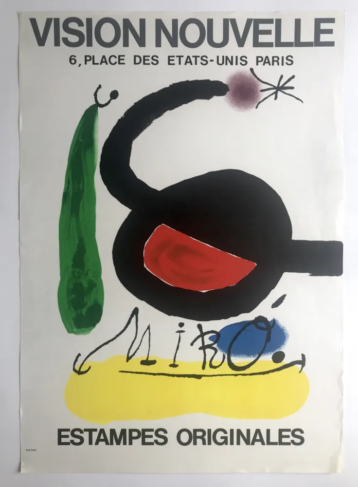 Cartaz Miró - Galerie Vision Nouvelle