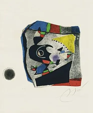 Água-Tinta Miró - Gaudi IX