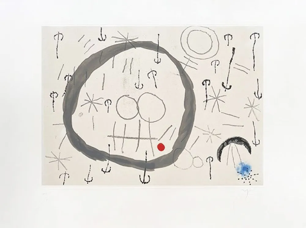 Gravura Miró - Giboulées