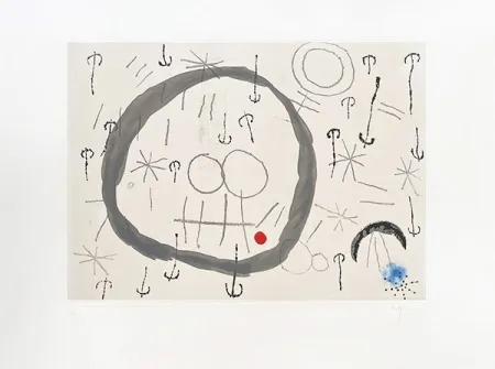 Gravura Miró - Giboulées