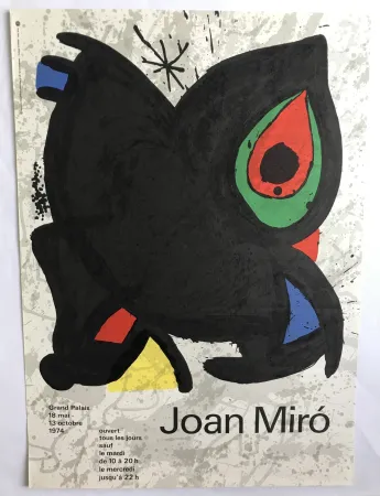 Cartaz Miró - Grand Palais
