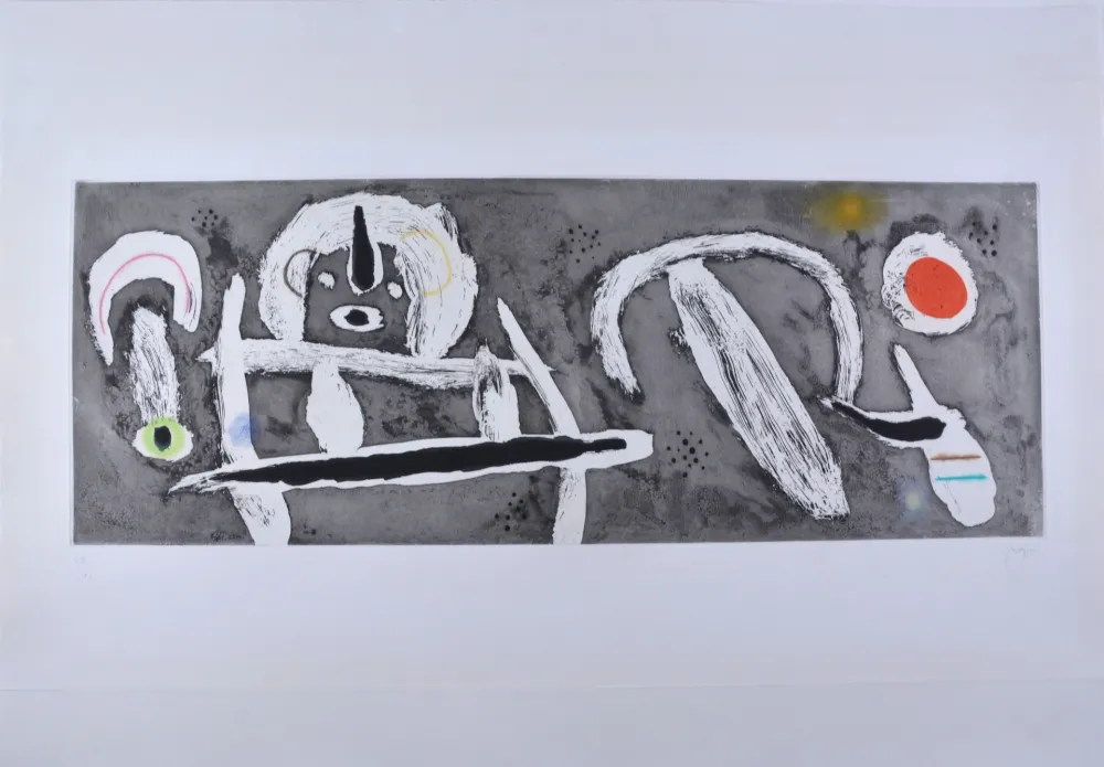 Água-Forte E Água-Tinta Miró - Grand Vent 