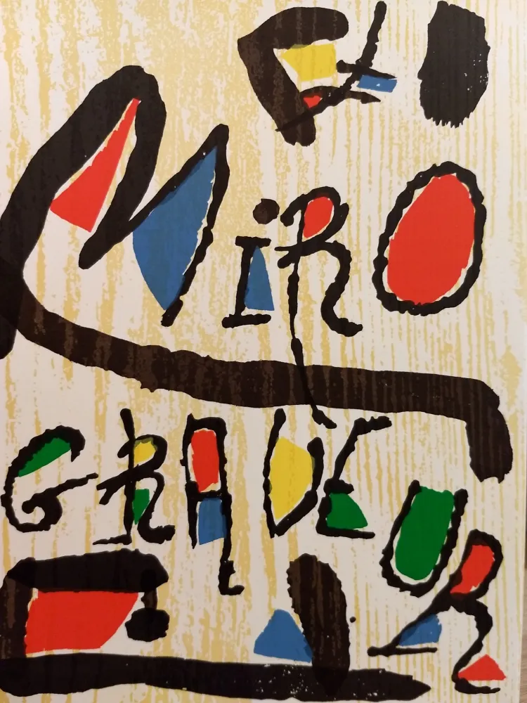 Livro Ilustrado Miró - Graveur 1