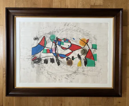 Água-Forte E Água-Tinta Miró - Gravures pour une Exposition (Plate 1)