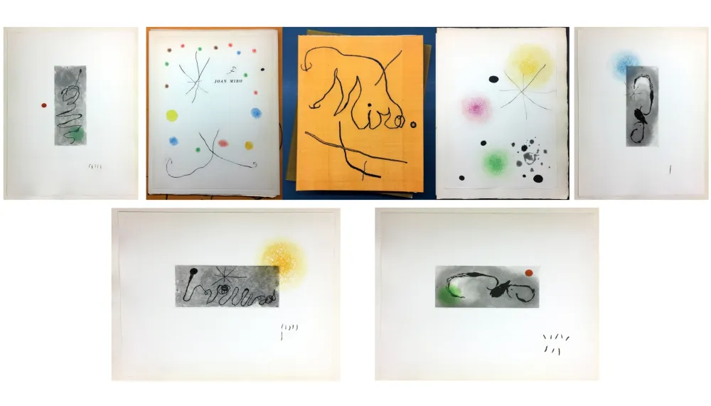 Livro Ilustrado Miró - HÉRACLITE D'ÉPHÈSE. Avec 12 gravures originale de Joan Miró (1965)