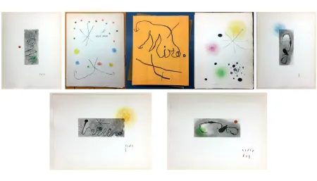 Livro Ilustrado Miró - HÉRACLITE D'ÉPHÈSE. Avec 12 gravures originale de Joan Miró (1965)