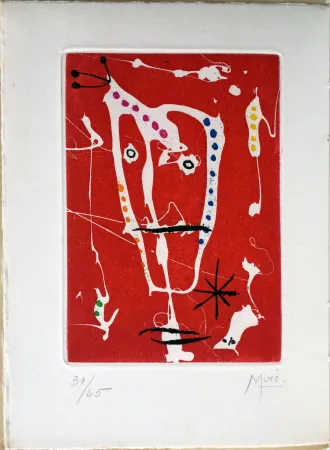 Livro Ilustrado Miró - Jacques Dupin : LES BRISANTS (1958).