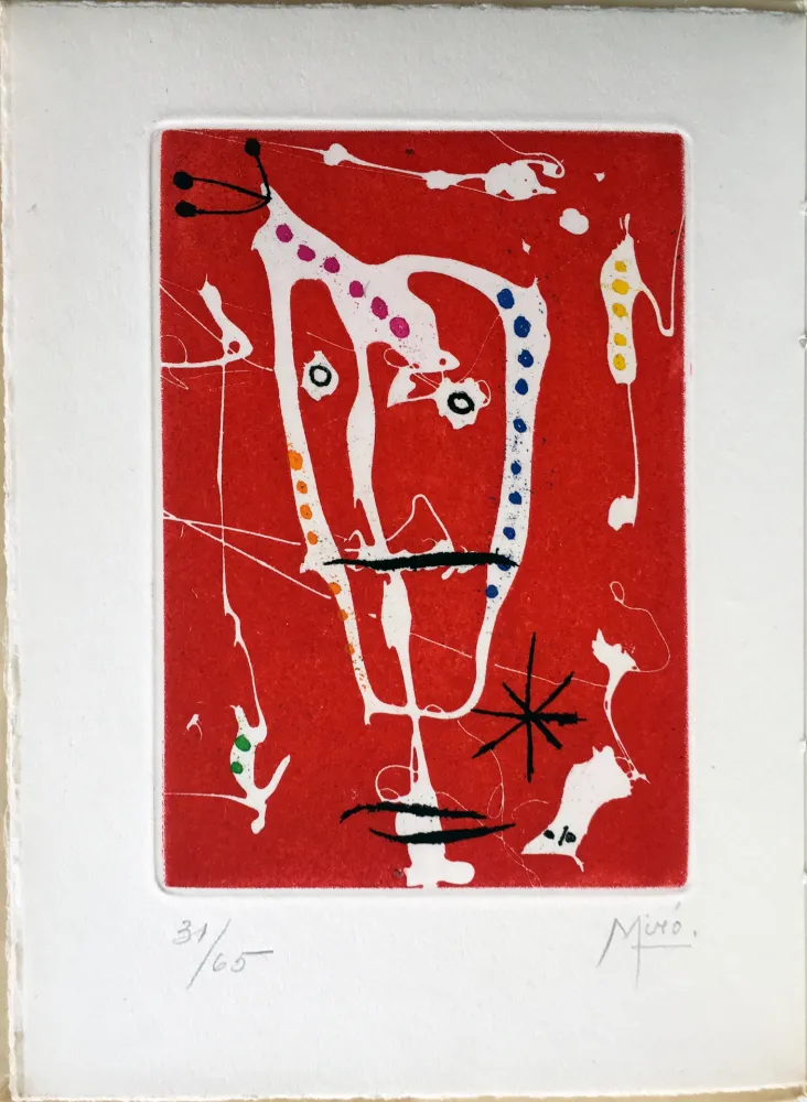 Livro Ilustrado Miró - Jacques Dupin : LES BRISANTS (Paris 1958)