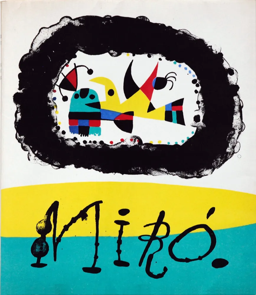 Livro Ilustrado Miró - Jacques Prévert : JOAN MIRÓ. Avec 8 lithographies originales (Maeght 1956)