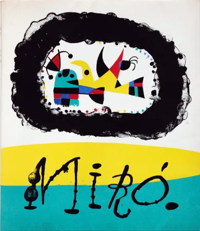 Livro Ilustrado Miró - Jacques Prévert : JOAN MIRÓ. Avec 8 lithographies originales (Maeght 1956)