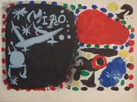 Litografia Miró - Japan 1966 (handsigned proof on vellum before letter)