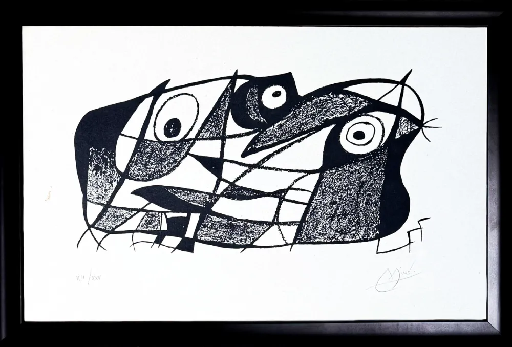 Litografia Miró - Joan Miró (1893–1983) - FOTOSCOP - Lithograph on Guarro paper - 1974