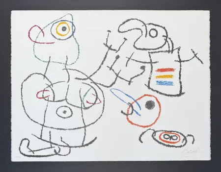 Litografia Miró - Joan Mirò (1893-1983) - Ubu aux Baléares - Color lithograph - 1971