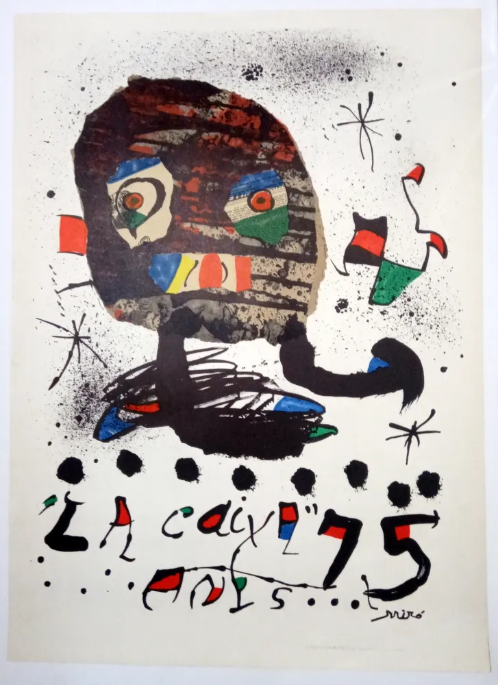 Cartaz Miró - La Caixa 75 anys - 1979