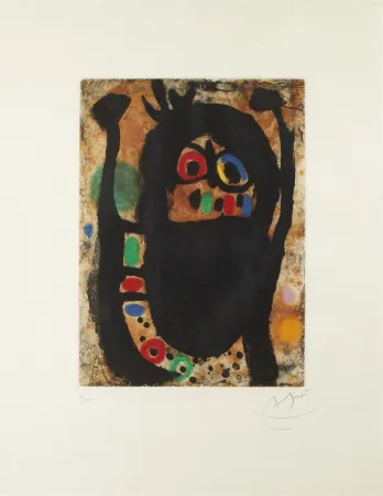 Água-Forte E Água-Tinta Miró - La Femme aux Bijoux