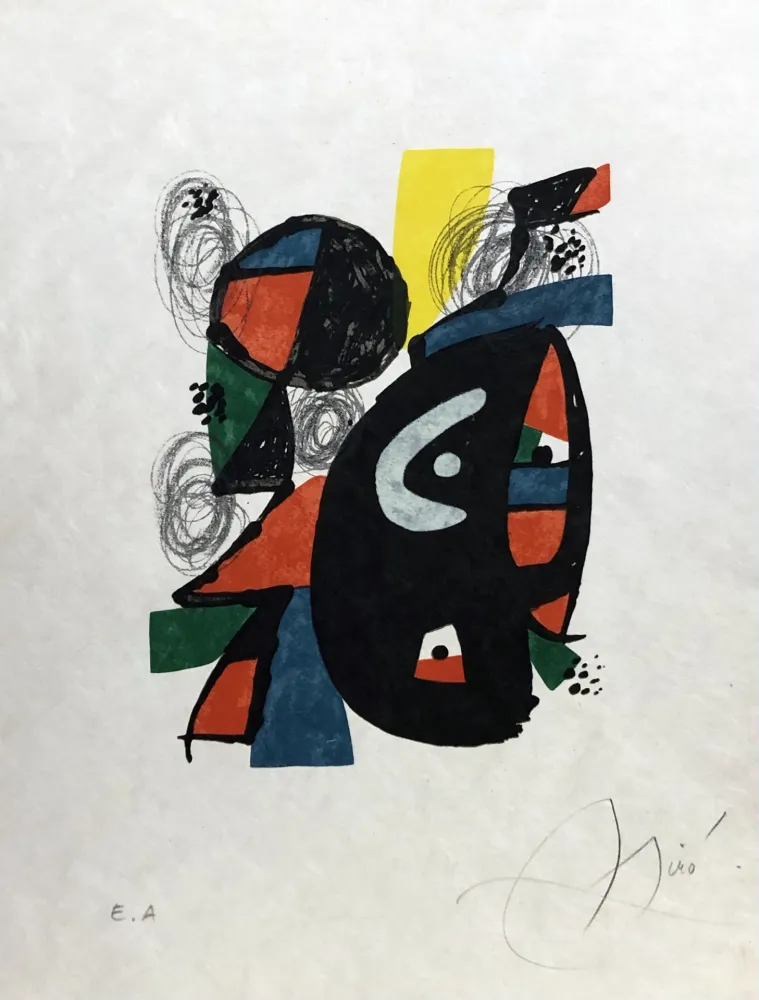 Litografia Miró - La mélodie acide - 12