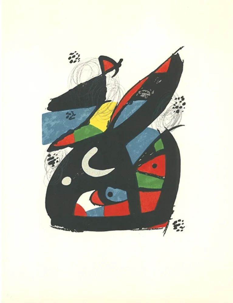 Litografia Miró - La mélodie acide - 13