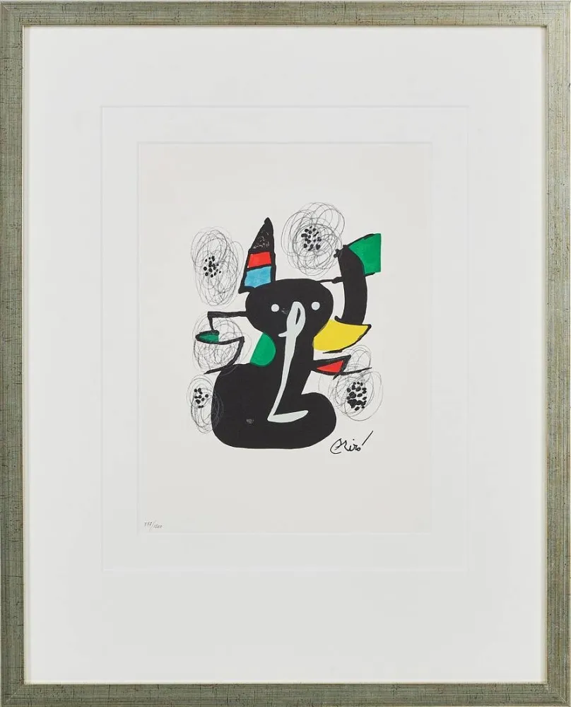 Litografia Miró - La Mélodie Acide, Planche III