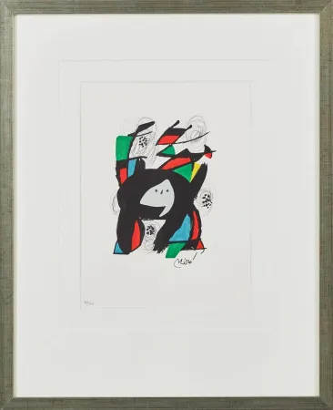 Litografia Miró - La Mélodie Acide, Planche VIII