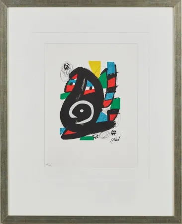 Litografia Miró - La Mélodie Acide, Planche XIV