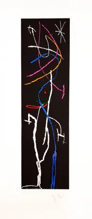 Gravura Miró - La nuit étroite