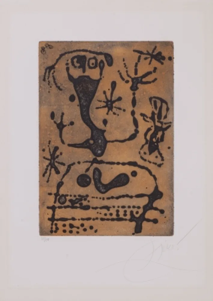 Água-Tinta Miró - La Reine Des Ombres