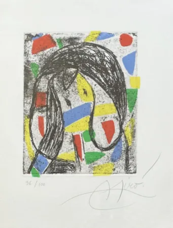 Gravura Miró - La Revolte des Caracteres