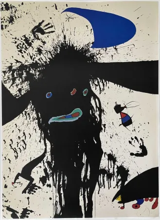 Cartaz Miró - La Ruisselante Lunaire