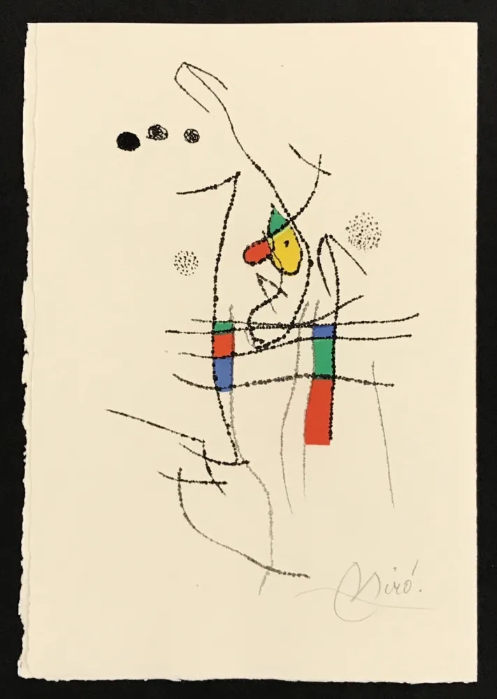 Gravura Miró - La Spirale 1