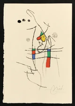 Gravura Miró - La Spirale 1